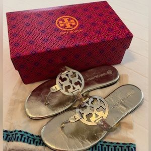 Tory Burch Miller Sandal, Spark Gold